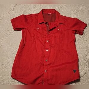 Guess Vibrant Red Shirt